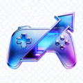 电竞比分网流线型发光电竞品牌Logo